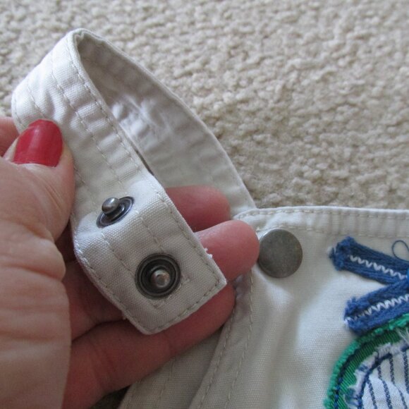 Bib Overalls Infant Boys 3-6M Tan Beige Snap Up Adjustable Helicopter Vehicles - Picture 7 of 10